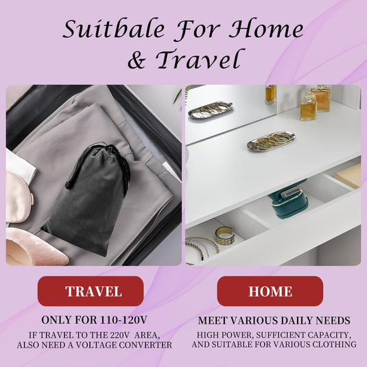 Travel Steamer Mini Iron for Clothes