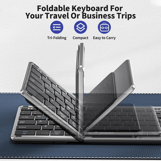 Folding Keyboard with Number Pad