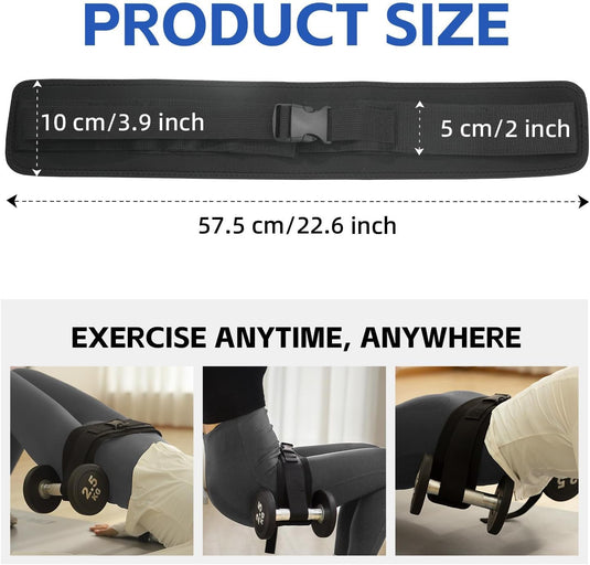 Hip Thrust Belt - Easy to Use With Dumbbells