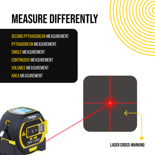 3in1 Laser Ruler 60m