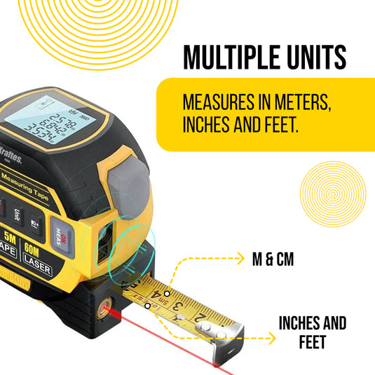 3in1 Laser Ruler 60m